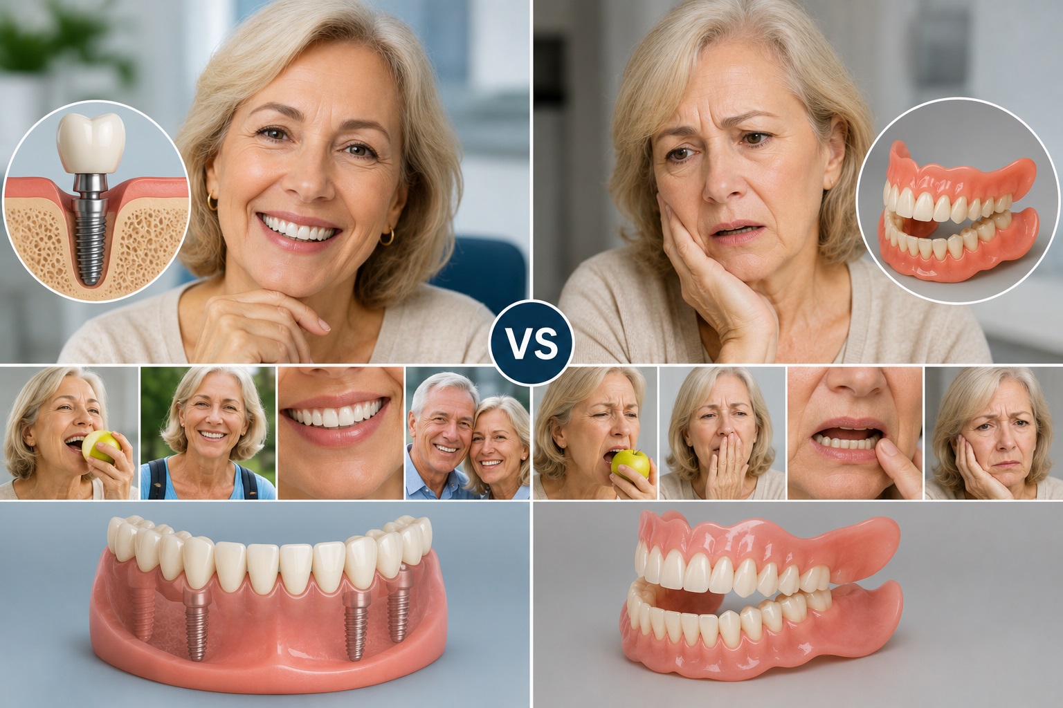 Dental Implants vs Dentures: Key Differences